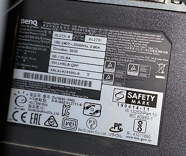 zowie монитор: Игровой монитор BenQ Zowie XL2731 (модель XL2731‑B) - Диагональ: 27" — 2