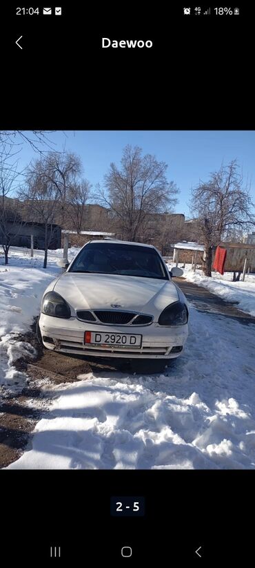 Daewoo: Daewoo Nubira: 1999 г., 1.5 л, Механика, Бензин, Седан