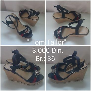 ccc papuce: Tom Tailor ženske sandale na punu espadrilsku platformu. - Model — 2