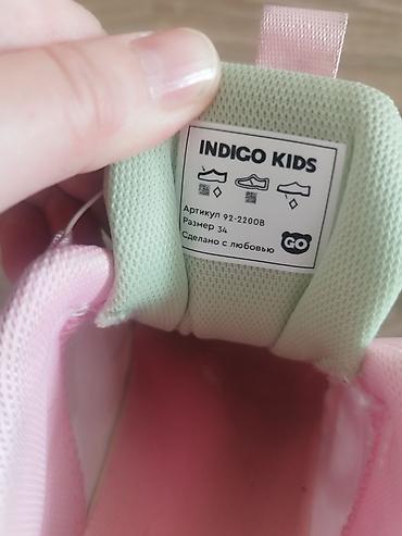 Детская обувь: Кроссовки INDIGO KIDS, артикул 92-2200B, размер 34. застёжка рабочая — 3