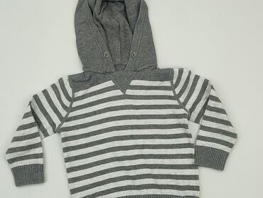 sweterek zimowy: Sweatshirt, 9-12 months, condition - Good