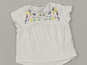 koszula biała dziewczęca 122: Koszulka, F&F, 3-6 m, stan - Bardzo dobry