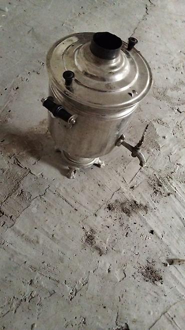 kömür samovar: Qədim işlənmiş kömür samovarı satılır7litr tutumu var — 3