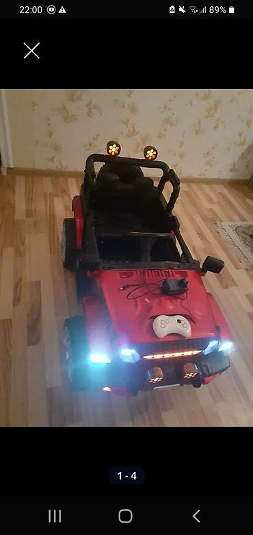 Uşaq üçün elektrik maşınları: Uşaq üçün elektrikli akkumulyator maşını – ofrood üslubunda Jeep tipli — 4