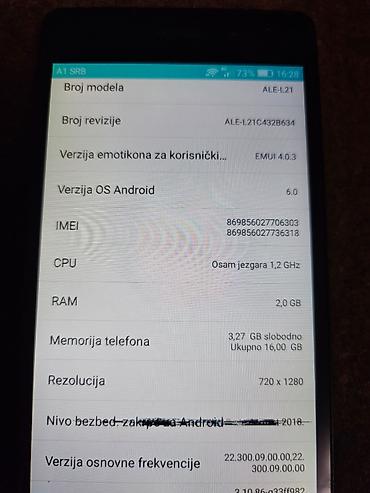 Huawei: Huawei ALE-L21 (P8 Lite) Telefon je ispravan sim free baterija dobra — 9
