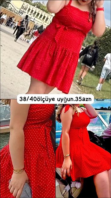 desd geyimler: Qadın geyimləri seçimi 1) Bershka dəst – 20 AZN, ölçü 40 - Ağ-yaşıl — 9
