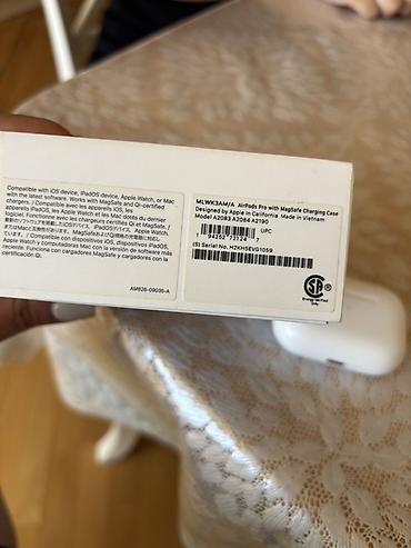 Elektronika: Apple AirPods Pro1 Yaxshi veziyyetde tam original 370 azn e alinib 1 — 3