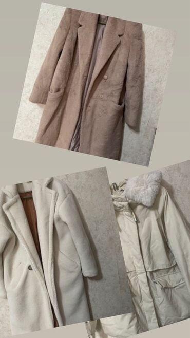 срочно продаю в связи с переездом: Пальто, Осень-весна, Тедди, Двубортная модель, L, XL