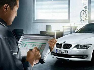Avtoservis, nəqliyyatın təmiri: BMW avtomobillərin diller proqramı ilə diaqnostikası Диагностика BMW