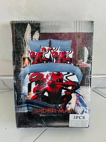 Posteljina: Dečiji setovi posteljine – 3 dela Teme/motivi: - Spider‑Man - Lilo — 1