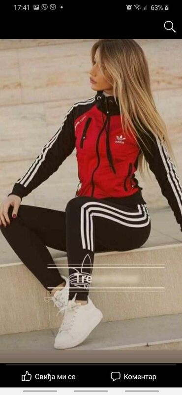 ruski gelovi za nokte: Adidas, S (EU 36), M (EU 38), L (EU 40)