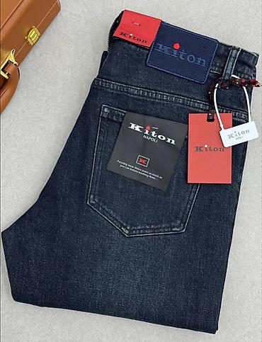 Брюки: Срочно продаю джинсы kiton новый с этикеткой размер XL цена 2200 в — 1
