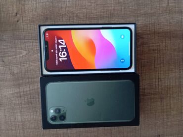 iphone 14 pro max dubay versiyası: IPhone 11 Pro Max, 64 GB, Yaşıl, Face ID