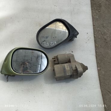 зеркала мерседес: Боковое левое Зеркало 2002 г., Б/у, цвет - Зеленый, Оригинал