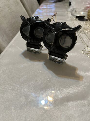 купить стол для бильярда: 2 Adet Çift Renkli LED Motosiklet Baykuş Yardımcı Lamba Sürüş Işığı