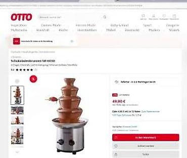 Ostali kuhinjski aparati: Čokoladna fontana Steinborg SB-6030 - Sistem sa 4 nivoa za ravnomerno — 13