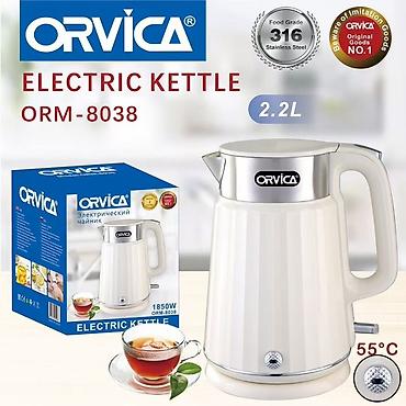 coffee maker: Электрический чайник ORVICA ORM-8038 - Объем: 2.2 л - Мощность — 1