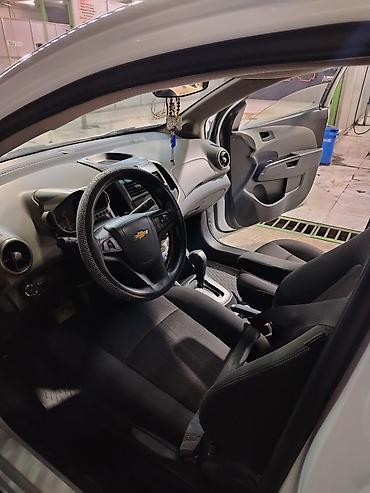 chevralet aveo: Chevrolet Aveo Sedan – ağ rəng Heç bir problemi yoxdu.Abs, lyuk, park — 7