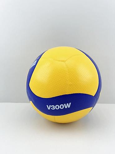 ucuz top: №: 8704 Məhsulun adı: Voleybol topu Mikasa A-4, sarı/göy Brend: Mikasa — 2