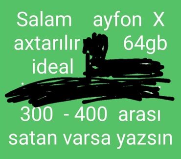 iphone x max ikinci el v Azərbaycan | SVITERLƏR: IPhone X | 64 GB İşlənmiş | Face ID