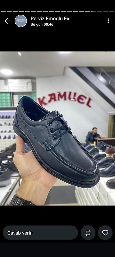 Ayaqqabılar: Məhsul: Kişi ayaqqabıları – klassik və gündəlik modellər - Rəng: qara — 2