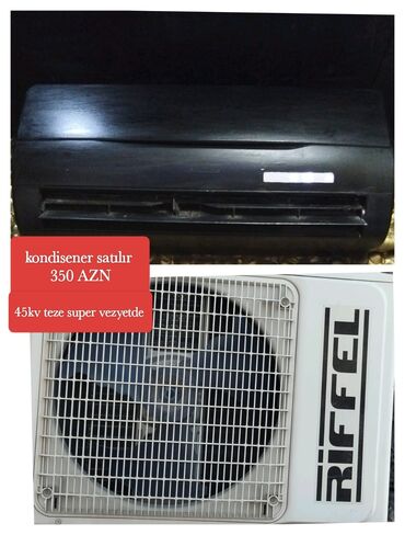 Kondisionerlər: Kondisioner Riffle, İşlənmiş, 40-45 kv. m, Kredit yoxdur, Ödənişli quraşdırma