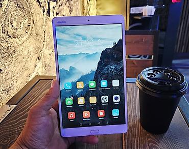 Планшет, Huawei, память 64 ГБ, 8" - 9", 4G (LTE), Б/у, Классический цвет - Серый