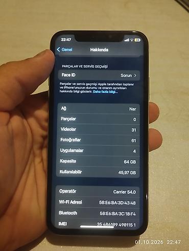 6s iphone: IPhone X, Ağ, Simsiz şarj — 8