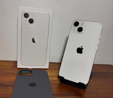 itimat soba qiymetleri: IPhone 13, 128 ГБ, Белый, Беспроводная зарядка, Face ID, С документами