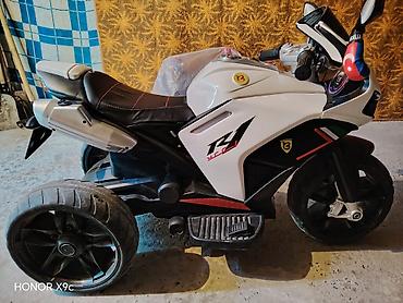 velosiped 4 tekerli: Uşaq üçün elektrikli motosiklet (ride-on) - İdman üslublu dizayn, R1 — 1