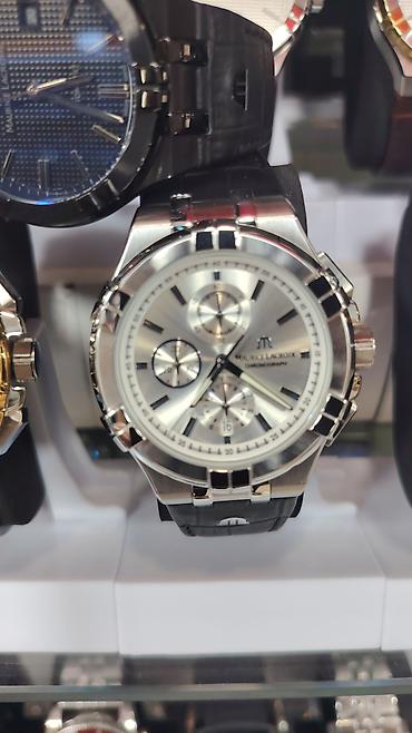 3d saat: Maurice Lacroix Chronograph kişi qol saatları - İsveçrə dizaynı ilə — 1