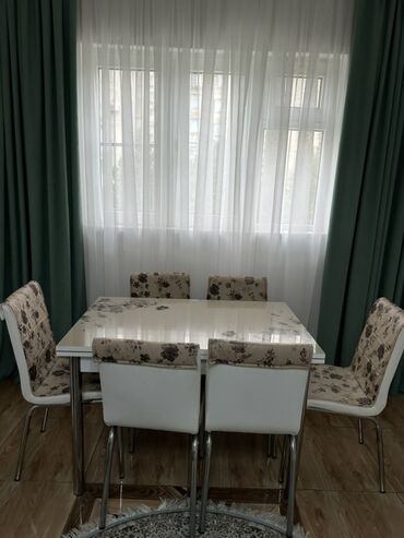 стол рабочий компьютерный: Для кухни, Прямоугольный стол, 6 стульев