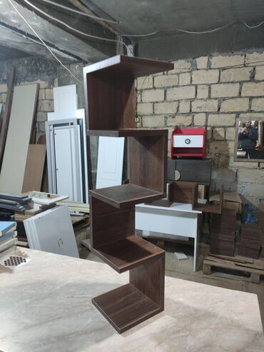 Rəflər: Aksesuar rəfi, Corner shelf — 8