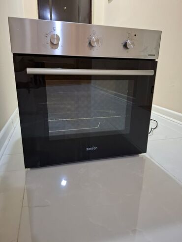 Duxovkalar: Duxovka Elektrik, rəng - Boz, Quraşdırılan, İşlənmiş