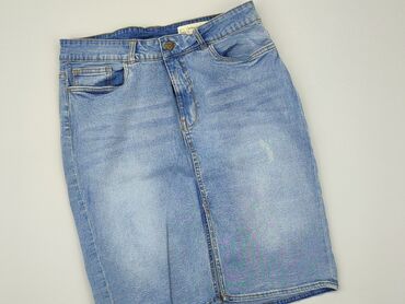 spódnice jeansowe i sweter: Spódnica, Esmara, XL, stan - Zadowalający
