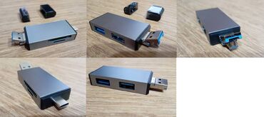 Druga oprema za računare i laptopove: Nov 7 u 1 čitač kartica. Ima tri mogućnosti priključivanja USB, Mikro — 10
