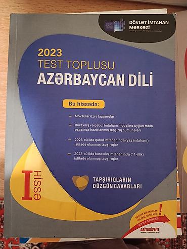 Testlər: Azərbaycan dili Testlər 11-ci sinif, DİM, 1-ci hissə, 2023 il — 1