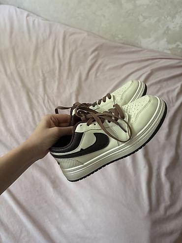кеды найк: Мужские кроссовки, 36, 36.5, Nike, Б/у, цвет - Бежевый — 5