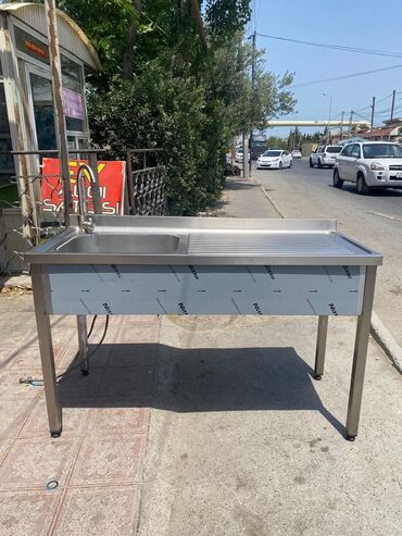 metbex xalcalari: İşlənmiş Düzbucaqlı Mətbəx çanağı, Şkafsız, Paslanmaz polad, Ödənişli çatdırılma