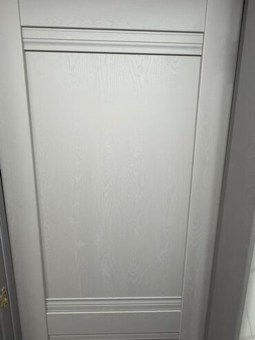 двери с двух сторон из бельгии: Жабык ички эшик, МДФ, Panel, түсү - Боз, 200 * x 75 см