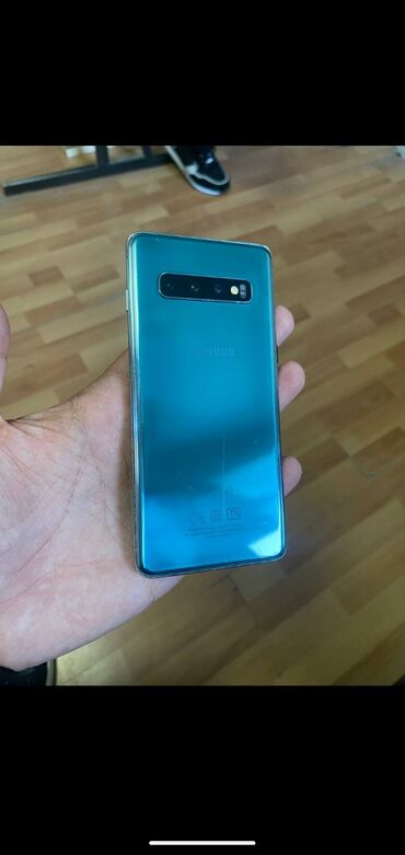 samsung s10 irsad: Samsung Galaxy S10, 128 GB, rəng - Yaşıl, Sensor, Simsiz şarj, İki sim kartlı