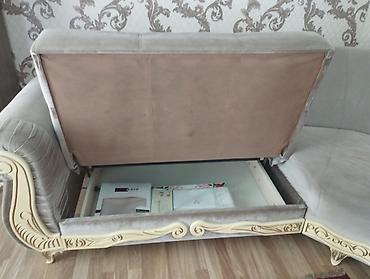 kunc divan işlənmiş: Künc divan, İşlənmiş, Açılan, Bazalı, Vеlur parça, Ödənişli çatdırılma — 2