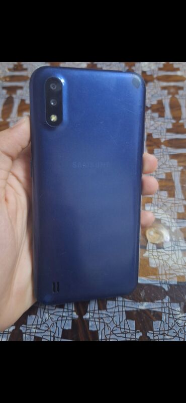 Samsung: Samsung Galaxy A01 Core, 32 GB, rəng - Göy, İki sim kartlı