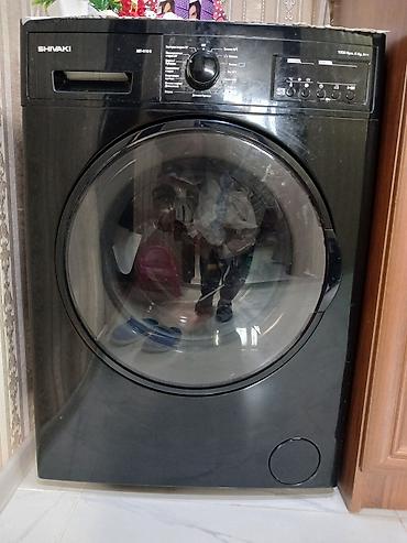 dispenser temiri: SHIVAKI AWT-6110B önyükləməli paltaryuyan maşın - Rəng: qara, iri — 2