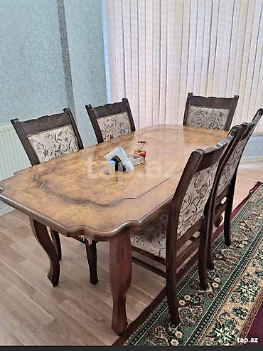 islenmis divan kreslo: GƏNCƏDƏDİR. Ev satıldıgı üçün əşyaları satılır. Stol 1 ədəd stul — 1