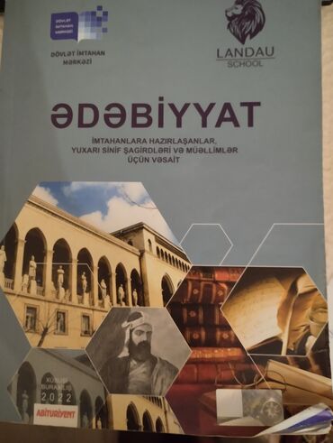 Kitablar, jurnallar, CD, DVD: Salam ədəbiyyat kitabıdır içində mövzu izahları,mövzu testləri var 15