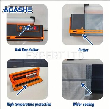 Mətbəx üçün digər texnika: Agashe şirkətinin istehsalı olan, vakum paketləmə aparatı satılır — 8