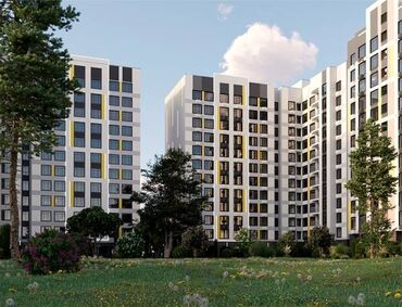 квартиры в кок жар: 1 комната, 49 м², Элитка, 10 этаж, ПСО (под самоотделку)