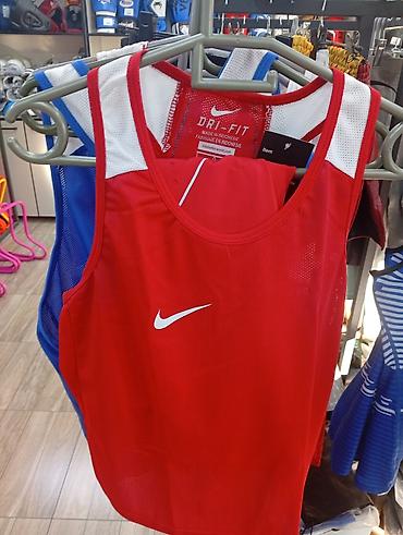 майка хб: Майка Nike Dri-FIT, спортивная, мужская. - Материал: легкая сетчатая — 1
