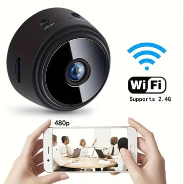 müşahidə kameralari: ￼ Mini Simsiz WIFI Smart 1080P HD Kamera Təhlükəsizlik Monitoru Ev